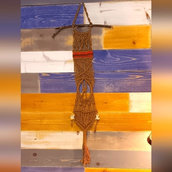 Vintage Macrame Wall Hanging - Picture 1 of 4